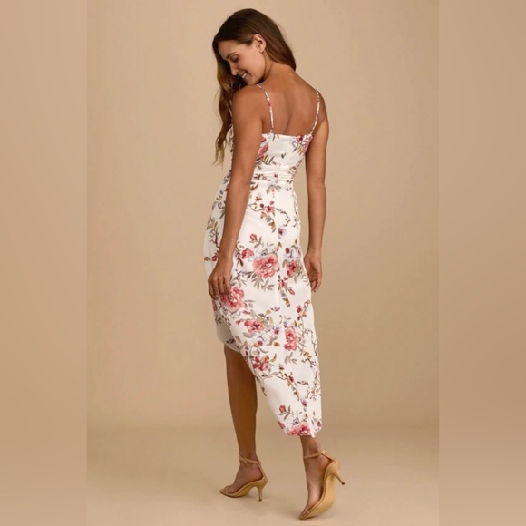 Lulus White Floral Dress - Picture 7 of 8